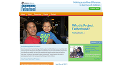 Desktop Screenshot of projectfatherhood.org
